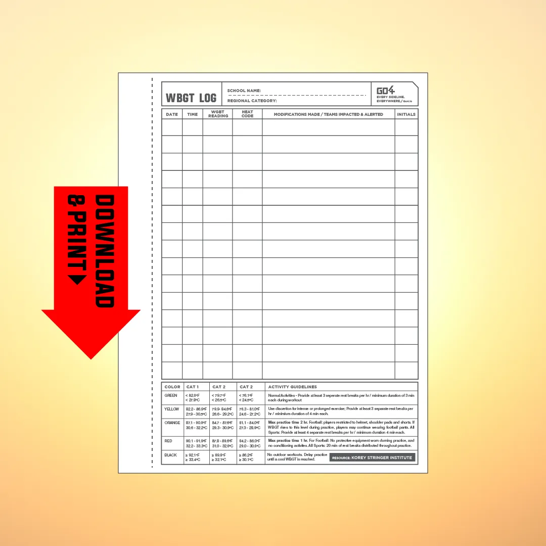 Wet Bulb Globe Temperature Logs