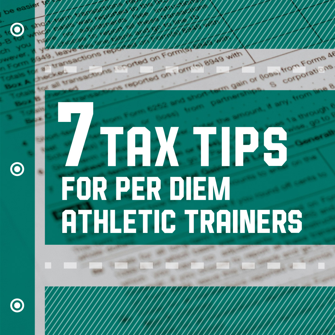 7 Tax Tips for Per Diem Athletic Trainers - Go4
